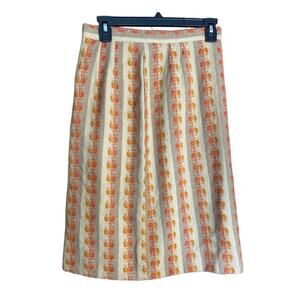 VINTAGE Wool Retro Bow Pencil Skirt